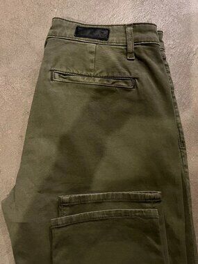 AG Adriano Goldschmied 27 Green Caden Tailored Trousers